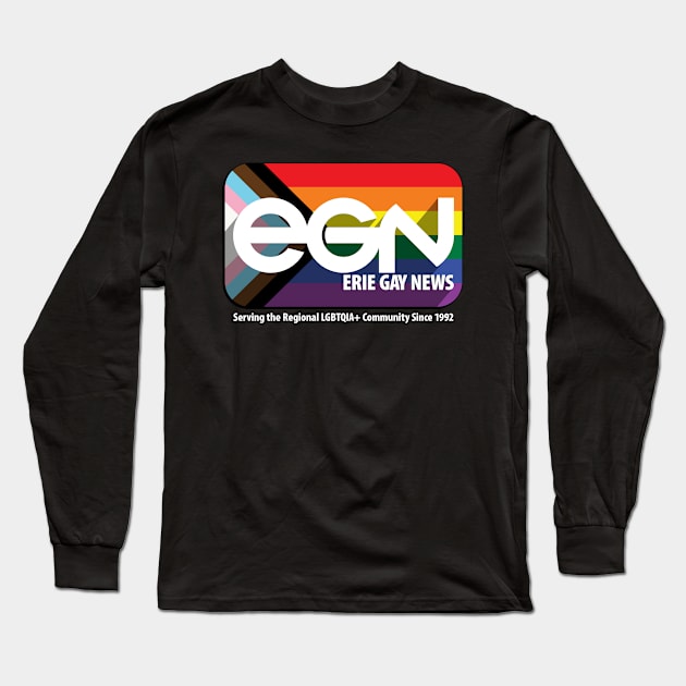 Erie Gay News Long Sleeve T-Shirt by wheedesign